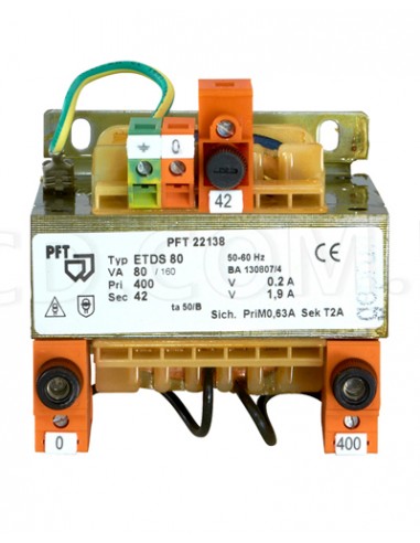 TRANSFORMADOR PFT DE CONTROL 230/400V 42V