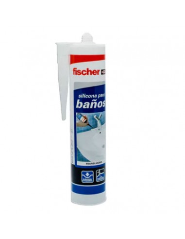 SILICONE SANITARIO TRANSPARENTE FISCHER 300ML