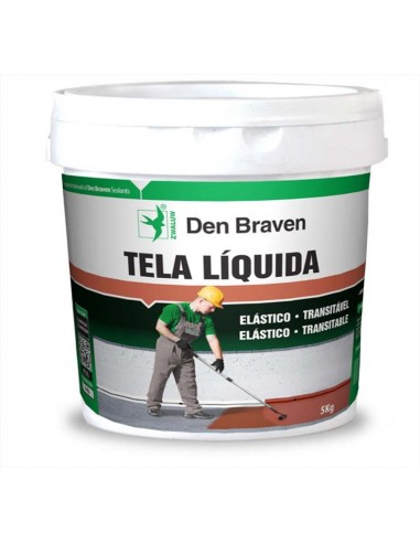 TELA LIQUIDA IMPERMEABILIZANTE TERRACOTA 5 KG