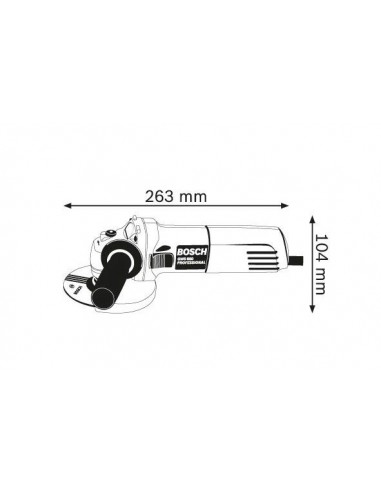 REBARBADORA BOSCH GWS 660 115mm 660W