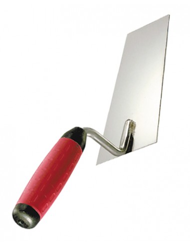 Colher pedreiro Quadrada, Inox, Colher pedreiro, quadrada, Colher, cabo vermelho, Colheres estucadores, Estucador, quadr