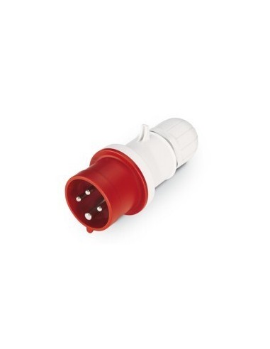 Ficha macho, 4 Pinos, 4 polos, Ficha CEE, Ficha Macho, Ficha de 4 Pins, Ligações eletricas, Ficha CEE, Trifásica