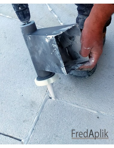 Pistola de rejuntamento, cimentos, Ferramenta para enchimento das juntas, FredAplik, Rejuntamentos, Enchimento Juntas