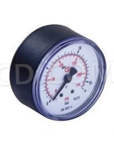 Manómetros, Manómetro Rosca traseira, Maquinas de Projetar, PFT, Acessórios, Manómetros de pressão, Manómetros de 