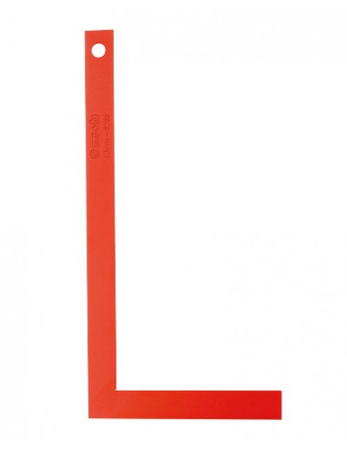 Montagem da esquadria, para precisão profissional superior, Aço pintado, Vermelho, Seção 30 mm. 5 mm, Construçao