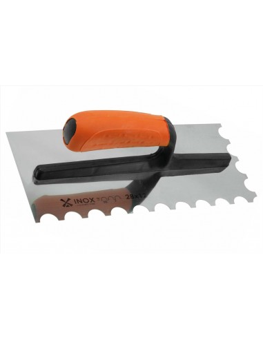 Liçosa dentada, Liçosas dentadas, Ladrilhadores, estrutura fibra de vidro, lamina, 0,6 mm, dentes redondos, ferramenta