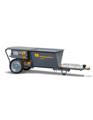 S5 EV, Bombas transportadoras, Putzmeister, Via Humida, Máquinas, Bomba Transportadora, Reboco