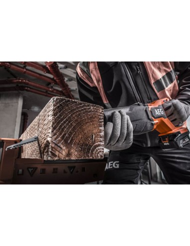 Serra Sabre AEG sem fios, Serras de corte de tubos, Madeiras, Plástico, PVC, AEG, Potente motor de 750 W, Ferramentas