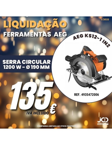 Bons preços, motor 1200W, Serra circular, AEG, Corte de mesa, Serra Eletrica, ferramentas, descontos, promoçoes