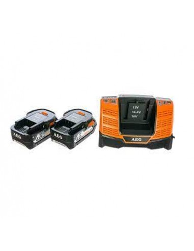 Kit de 2 Baterias, carregador AEG SETLL 1840BL, Ferramentas sem fio, ferramentas a Bateria, preço, promoções, preços