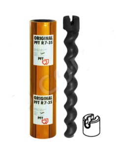 Camisa amarela, Rasgada, R7-3 S, Peças, Camisas e Fusos, Sem-fins para máquinas, Maquinas de projetar, Trifásicas