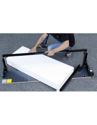 Corte de placas de esferovite, Capoto, Corte de esferovite com fio quente, Corte de EPS, Placas XPS, horizontal, constru