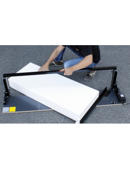 Corte de placas de esferovite, Capoto, Corte de esferovite com fio quente, Corte de EPS, Placas XPS, horizontal, constru