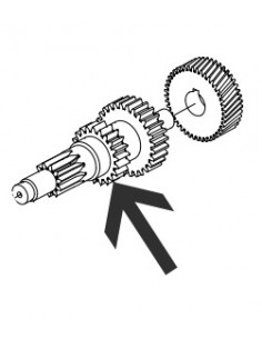 Veio Dentado, Motor Eibenstock EDB352/3, Peças, Ferramentas eletricas, Asssistencia, Eibenstock Portugal, Caroteadora