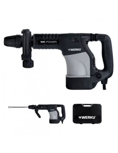 Martelo de demolição, Werku, 1200W, Martelos Demolidores, Bom preço, Martelo de 7.6Kgs, Perfuradora, Cinzel, preços
