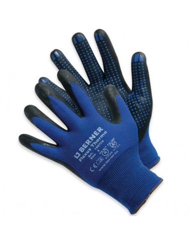 Luvas Thermoflexus Azul, Flexus Thermo, Laranja, Luva, Aderência, trabalhadores, Construção, Luvas de trabalho, Roupa