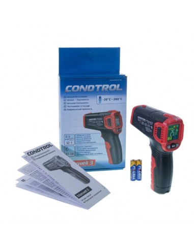 Termómetro Infravermelhos Maxwell 3, Condtrol, medição de temperatura, Objectos, Superficies, Radiação Infravermelh