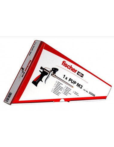 Pistola espuma PUP M3 Fischer, Pistolas para aplicação das colas do capoto, Silicones, poliuretano, Pistola de espuma