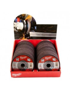 Discos de corte, Milwaukee, rebarbadoras, Discos de corte, diâmetro 125 mm, profissionais da construção