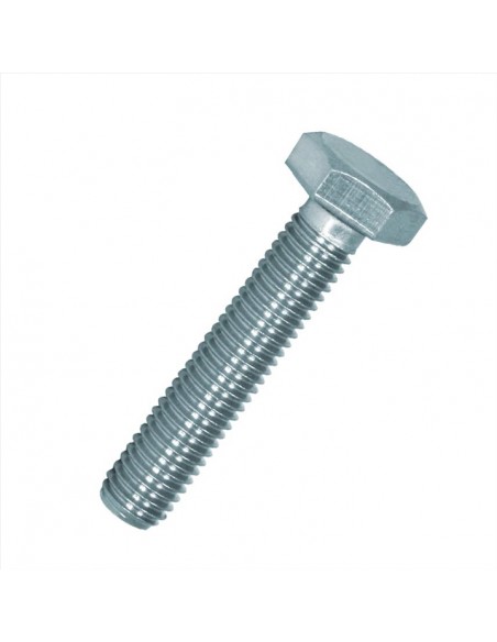 Parafuso Sextavado, rosca total, Din933, 8.8, Parafuso Zincado, Parafusos, Máquina, reboco, gesso, Maquinas projectar