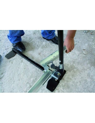 guilhotina, Perfis, raia, montante, corte de perfilaria, Cortadoras de perfis