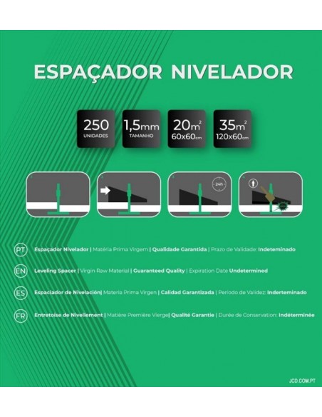 Espaçadores Niveladores, Distanciadores plástico, distanciador para Ladrilhos, Cunhas, Ladrilhadores, pavimentos, piso
