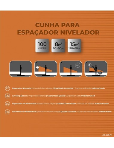 Espaçadores Niveladores, Distanciadores plástico, distanciador para Ladrilhos, Cunhas, Ladrilhadores, pavimentos, piso