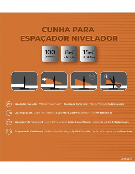Espaçadores Niveladores, Distanciadores plástico, distanciador para Ladrilhos, Cunhas, Ladrilhadores, pavimentos, piso