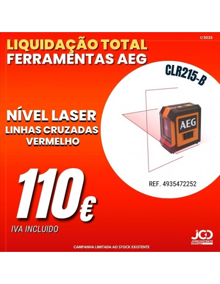 Nivel Laser AEG CLR215-B, ferramentas a laser, Medidor, Nível Laser, Barato, Bom preço, Promoção, 4935472252, descon