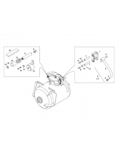mola para tampa da cuba, M 740, maquinas Putzmeister M740, Peças de origem, Maquinas Betonilha