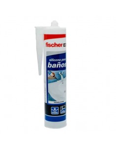 Silicone Sanitário, Silicone Branco, Silicone Transparente, Embalagem 300 ml, Silicones de qualidade, Fischer