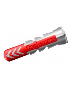 Buchas Duopower Fischer, Fixação, Em alvenaria, Betão, Fixa, Bucha, 100 unidades, Paredes, tetos, materiais, Silicone