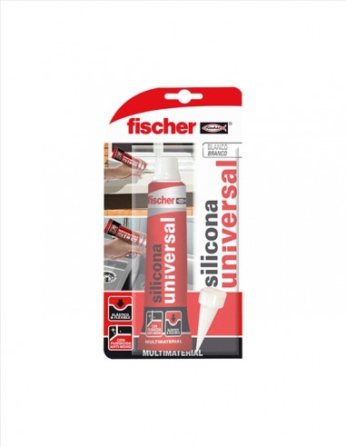 blister, silicone universal, bisnaga, embalagem, cola e veda, Silicones, Fischer, Colagem, Juntas, vedante