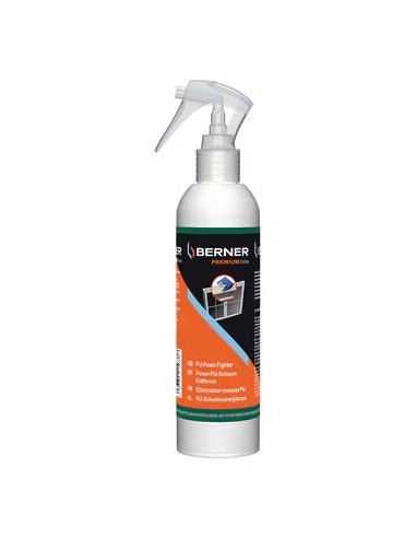 Limpeza de Espuma de Poliuretano Premium 300ML, Berner, Limpeza de Sanitários, Ferramentas para Isolamentos, Espumas