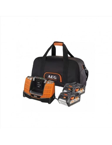 Kit carregador de baterias, 2 baterias, aeg, ferramentas sem fio, 5.0ah, Ferramentas sem fio, ferramentas a Bateria