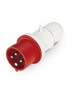 Ficha macho, 4 Pinos, 4 polos, Ficha CEE, Ficha Macho, Ficha de 4 Pins, Ligações eletricas, Ficha CEE, Trifásica