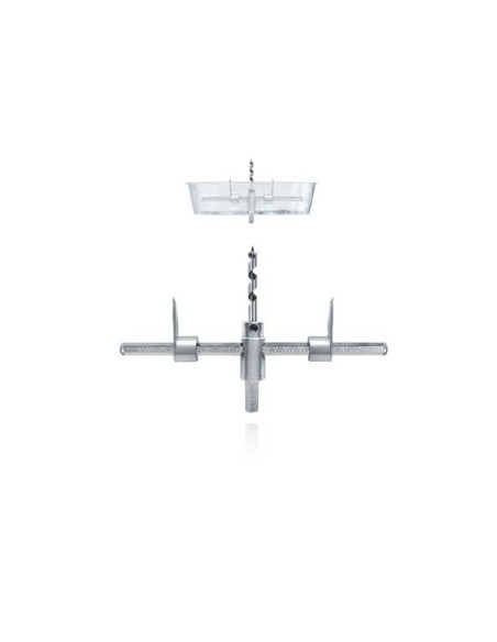 Corta Círculos ajustável Werku, Cortador de Círculos, Placas de gesso, Pladur, Cortador Circular Ajustável, Gesso