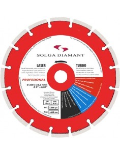 Discos de Corte a Seco, Série Vermelha, Solga, Disco de corte diamantados, Discos diamantados, Marca Solga, Portugal