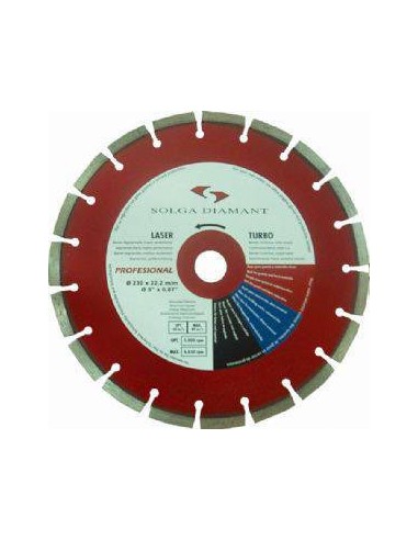 Discos de Corte a Seco, Série Vermelha, Solga, Disco de corte diamantados, Discos diamantados, Marca Solga, Portugal
