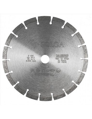 Discos para serra elétrica, corte de materiais, Discos de diamante, Corte de Pedra, Mármores, Granitos, Discos abrasiv