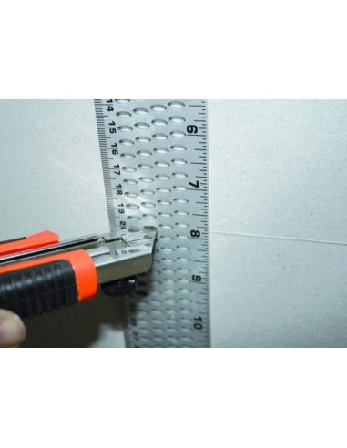 Corte de esquadria, Placas de gesso, Pladur, Gramilho, Marcação e corte, placas de gesso