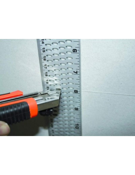 Corte de esquadria, Placas de gesso, Pladur, Gramilho, Marcação e corte, placas de gesso