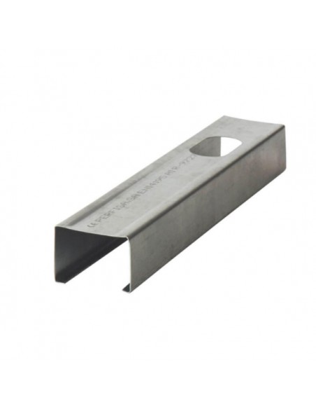 Perfil Montante em U para Pladur, 3 metros, placas de Gesso cartonado, raia zincada, divisórias, Montantes