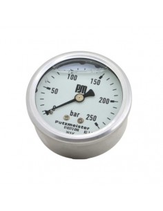 manometro, 250 Bar, mangueiras, Concreto, Betão