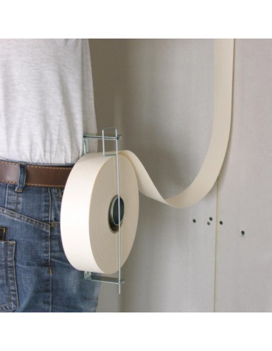 Desenrolador de banda de papel, Pladur, acabamentos, Placas de gesso, cintura, rolo de papel de juntas, pladur