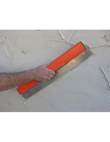 Ergolamina fachadas, Espatula dentada Mondelin, Espátulas, Bons preços, Espátula, Espátula de Inox, dentadas