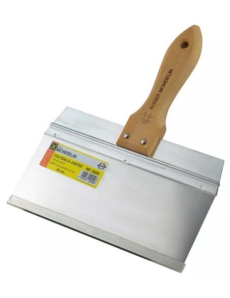 Espatula com cabo de madeira lamina inox, Plaquistas, ferramentas, Lamina Inox, Alisadora Inox para gesso cartonado