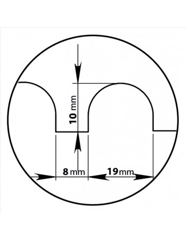 Liçosa dentada, Liçosas dentadas, Ladrilhadores, estrutura fibra de vidro, lamina, 0,6 mm, dentes redondos, ferramenta