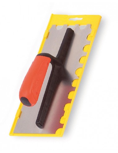 Liçosa dentada, Liçosas dentadas, Ladrilhadores, estrutura fibra de vidro, lamina, 0,6 mm, dentes redondos, ferramenta