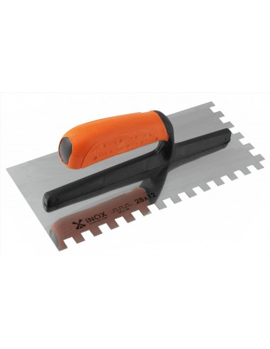 Liçosa dentada, Liçosas dentadas, Ladrilhadores, estrutura fibra de vidro, lamina, 0,6 mm, dentes quadrados